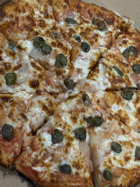 Smoked Salmon pizza